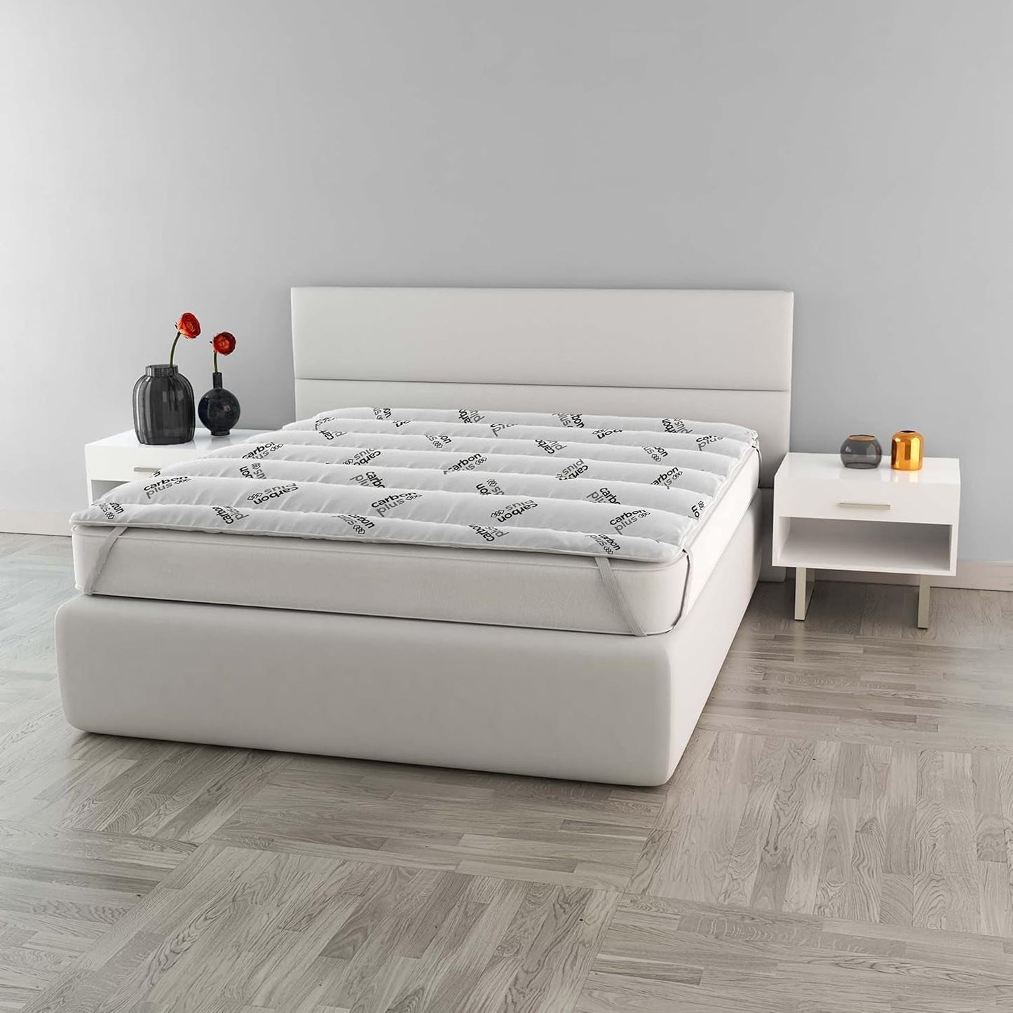 MB Home Italia, Topper, Thermocontrol, Piumini e Trapunte Matrimoniali 160X195 Cm Naty Shop Matrimoniali 160X195 Cm Antracite