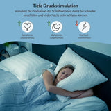 Coperta ponderata 135X200 7Kg - Coperta per terapia antistress - Coperta pesante 100% cotone - Coperta per un sonno profondo e un migliore recupero - Coperta ponderata - per uomini e donne da 55-85Kg Letti e Coperte Beuche den Ella-Store