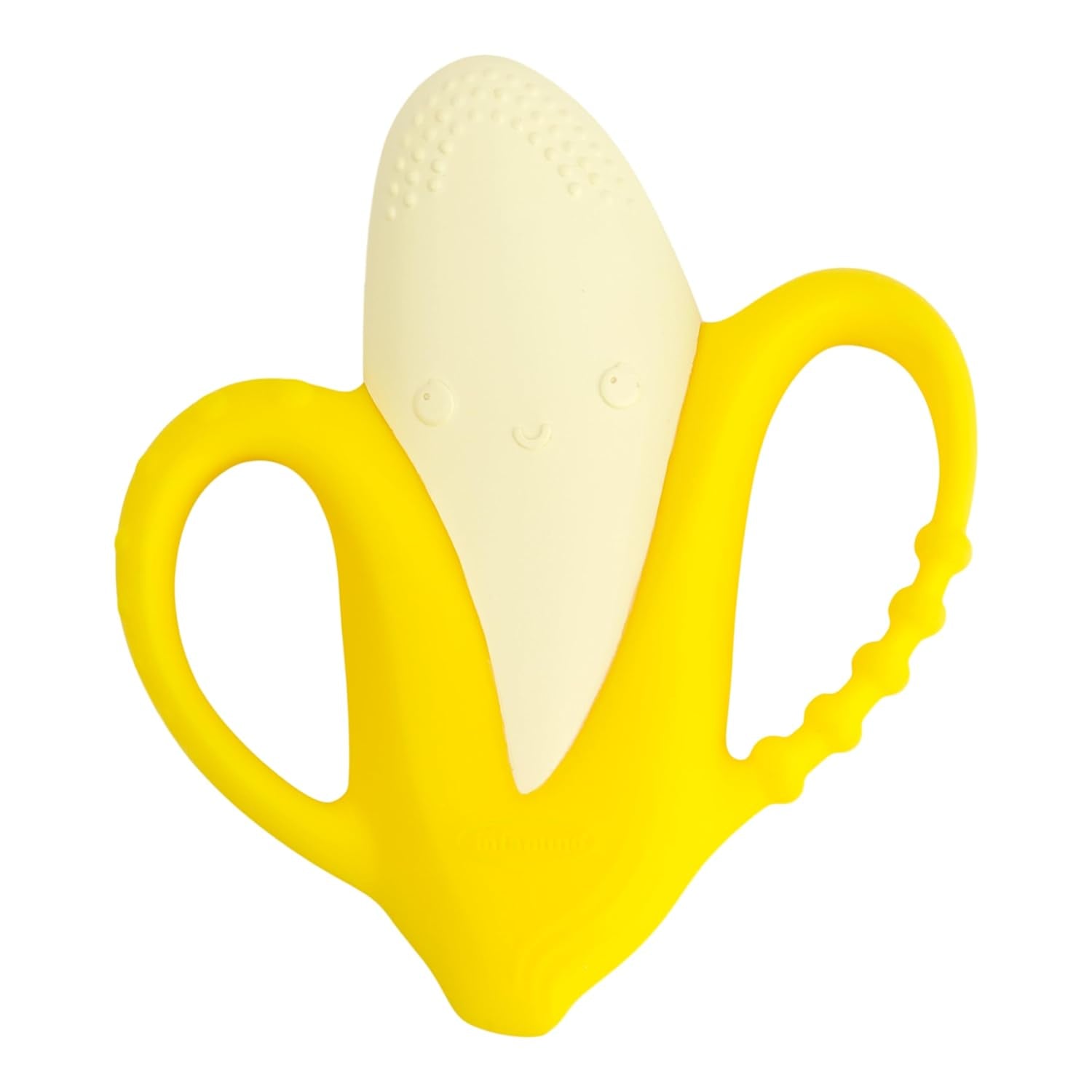 Infantino Lil' Nibbles, Massaggiagengive in silicone testurizzato, Giocattolo massaggiagengive per neonati senza BPA, Morbido, facile da tenere, Stimolazione sensoriale per neonati, Broccoli