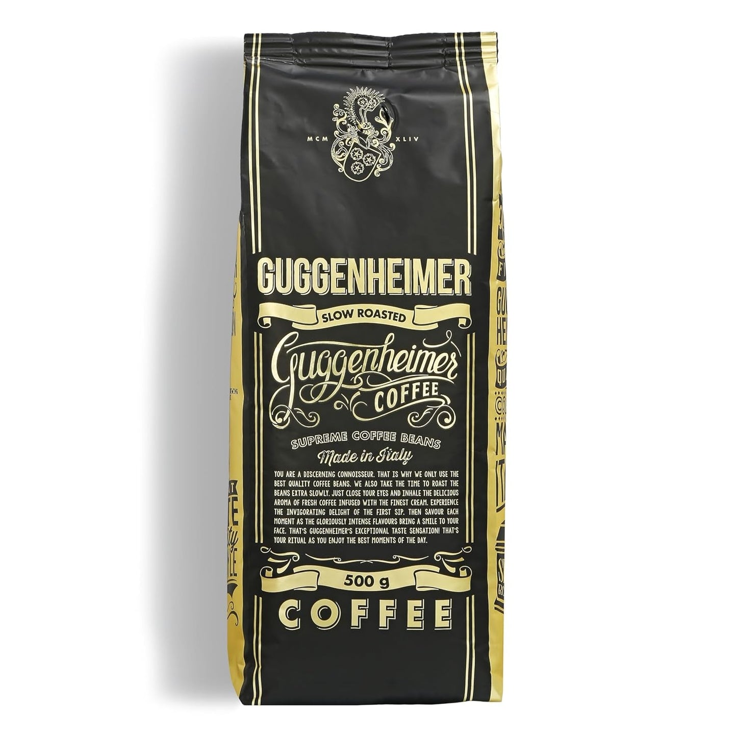 | Campione caffè in grani 1 kg | Supreme 500g e Gourmet Arabica 500g | Bassa acidità | Crema pregiata | Il miglior espresso per macchine completamente automatiche | Set degustazione caffè