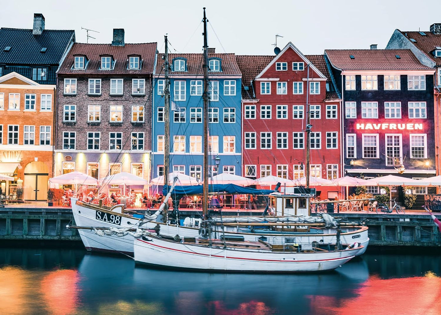 Ravensburger Puzzle Scandinavian Places 12000111 - Copenhagen, Danimarca - Puzzle da 1000 pezzi per adulti e bambini sopra i 14 anni Puzzle Naty Shop Vecchia versione