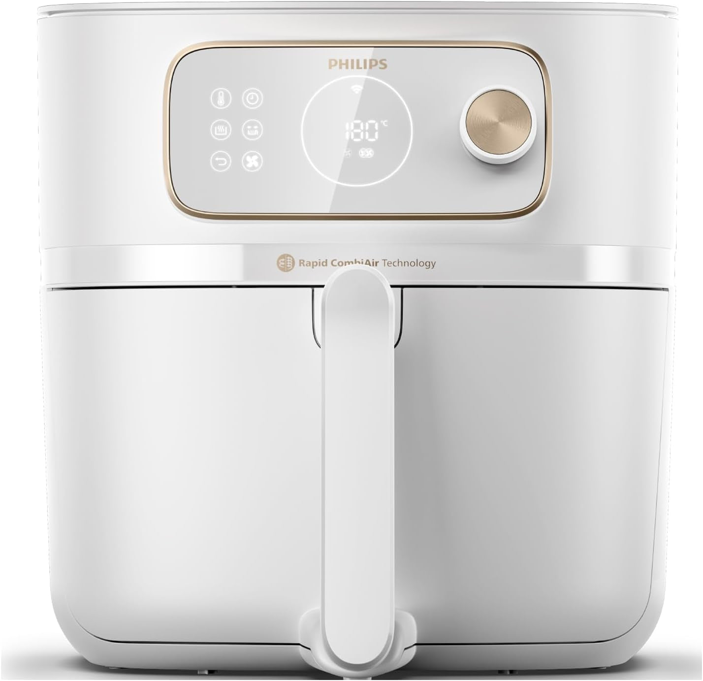 Philips 3000Er Airfryer XL - Tecnologia Rapid Air, frittura con fino al 90% di grassi in meno, capacità 1,2 kg, 6,2 litri, touch screen Elettrodomestici Naty Shop Weiß Connessione wireless con autocook 8,3 L