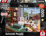 Schmidt Spiele 59920 Alla scrivania, Puzzle segreto da 1000 pezzi Puzzle Naty Shop Titolo predefinito