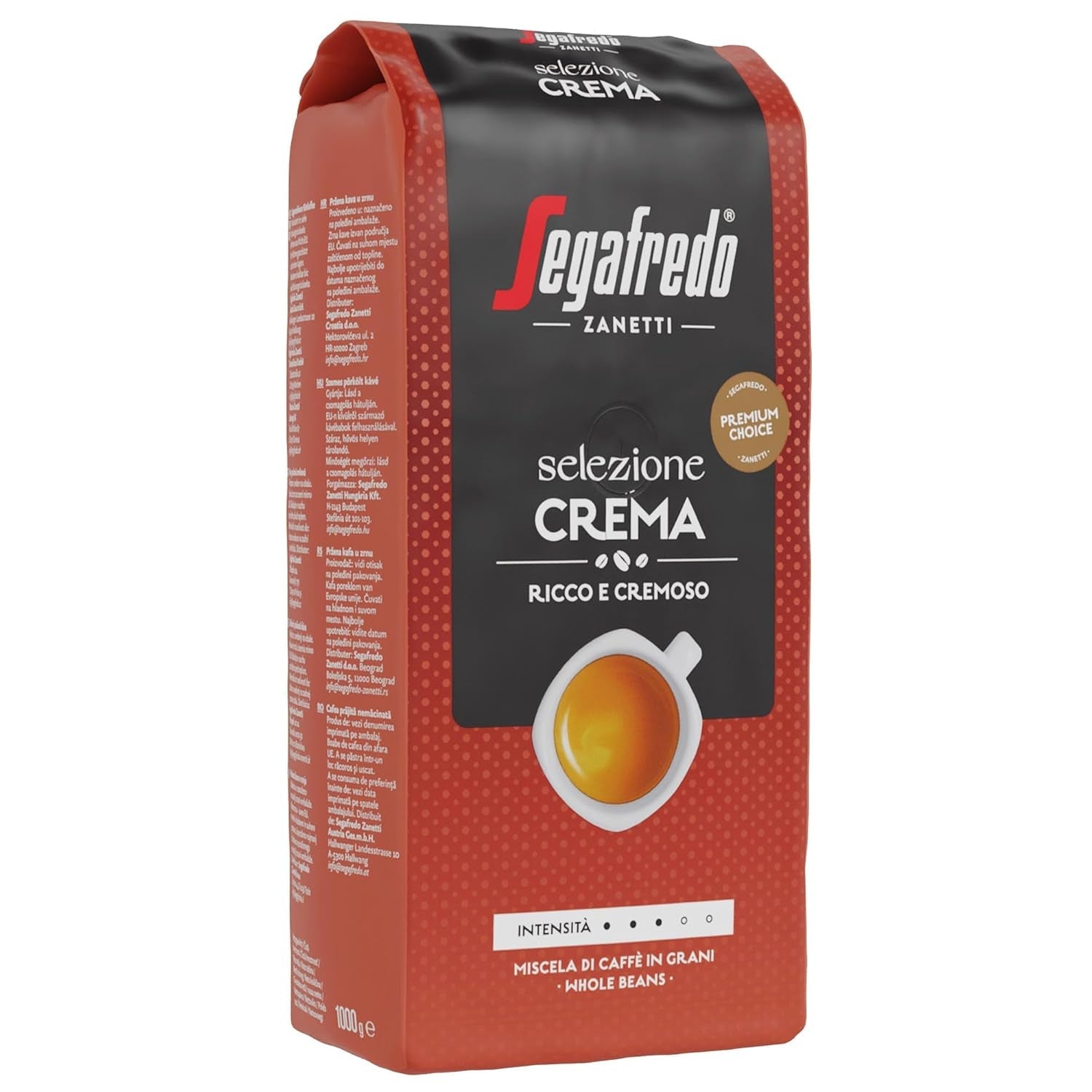 Segafredo Zanetti Selezione Crema di Fagioli, conf. da 6 (1 x 1 kg)