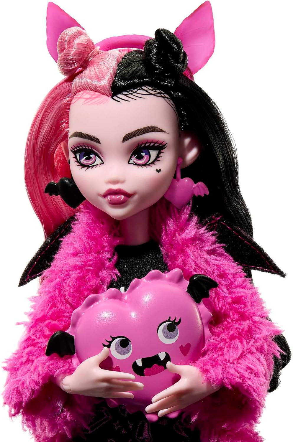 MONSTER HIGH Accessori per bambole e pigiama party Draculaura Bat Count Fabulous Doll Pet Creepover Party HPY66 Naty Shop Dolls