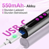 Lima per unghie elettrica senza fili - 35000 giri/min per unghie in gel, lima per unghie professionale e acrilica 12 in 1, set per manicure e pedicure a 5 velocità