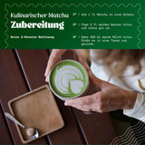 Naturalebio BIO Tè verde in polvere 100 g. Per cucinare e cuocere al forno. Matcha originale giapponese. Tè verde dal Giappone, vegano, senza glutine e non OGM. Prodotto biologico naturale.