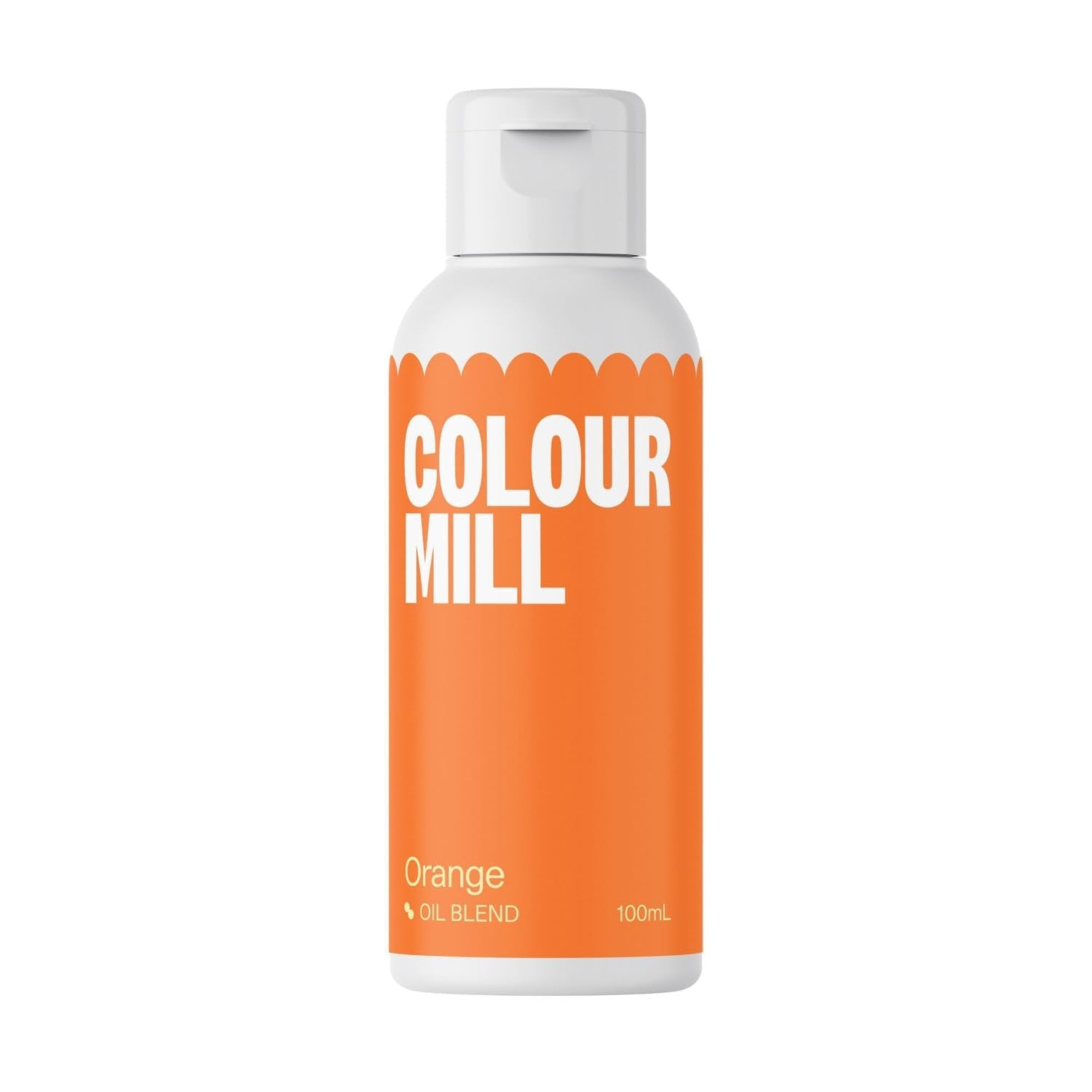 Colorante alimentare a base di olio di arancia Color Mill - Colorante alimentare per cioccolato, fondente, muffin, torte, dolci, amaretti - Colorante alimentare per decorare torte - 100 ml