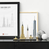LEGO Architecture New York City Set, Kit modello Skyline con World Trade Center e Statua della Libertà, Creazioni per adulti, Decorazioni per la casa e l'ufficio, Regali per donne e uomini 21028 Set da costruzione Besuche den LEGO-Store