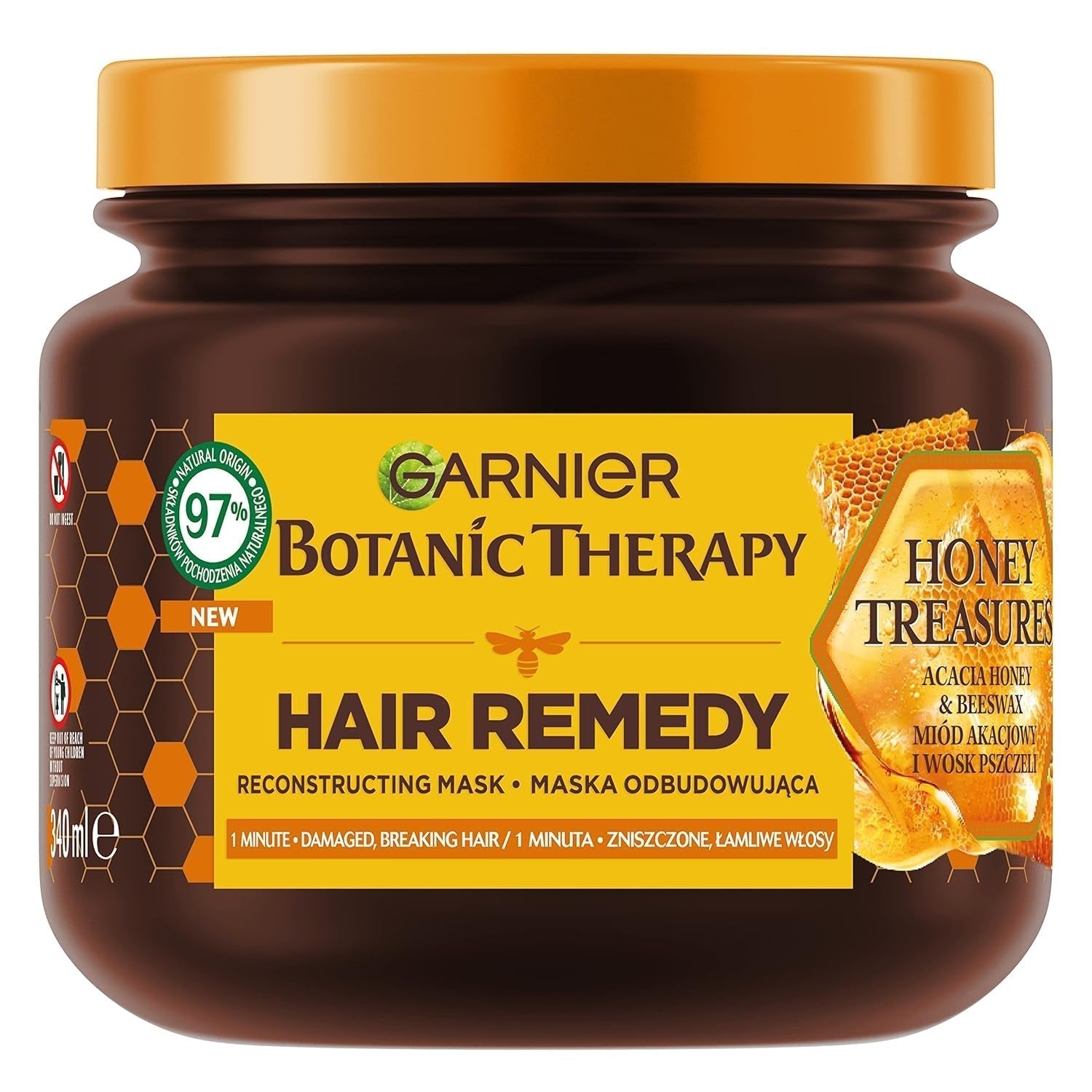 Garnier Botanic Therapy Honey Treasures Maschera per capelli 340ml Naty Shop Maschera per capelli Titolo predefinito