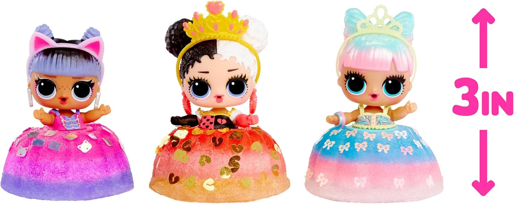LOL Sorpresa! Mix & Make Birthday Cake Tots - Con bambola da collezione, vestito da torta fai da te, "cuocere" e decorare la torta, ingredienti e confettini glitter - Bambola con vestito da torta - Ideale per bambine dai 3 anni in su Naty Shop Dolls