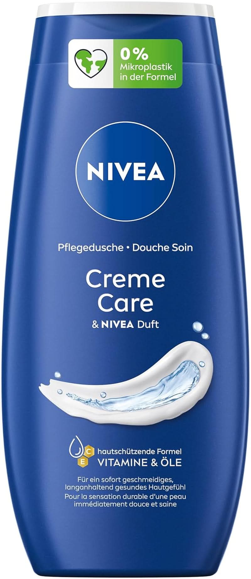 NIVEA Creme Care, gel doccia con vitamine e oli essenziali, 250 ml Doccia e bagno Naty Shop