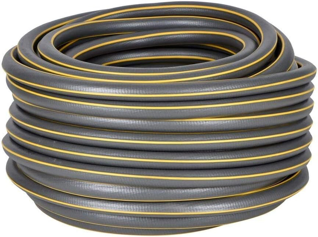 HOZELOCK - Tubo da giardino Ultramax Ø 12,5 mm (1/2") 15 m: Tubo da giardino robusto e resistente alle intemperie, impedisce torsioni, piegature e schiacciamenti, realizzato in PVC riciclato al 40% [116240], Grigio