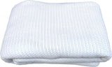 Biancheria da letto per famiglie Coperta cellulare rosa per letto matrimoniale, cotone, copriletto grande reversibile, leggera, termica, morbida, coperta cellulare tradizionale, trapunte e trapunte 230 x 230 cm Naty Shop Letto singolo bianco (180X230 cm)