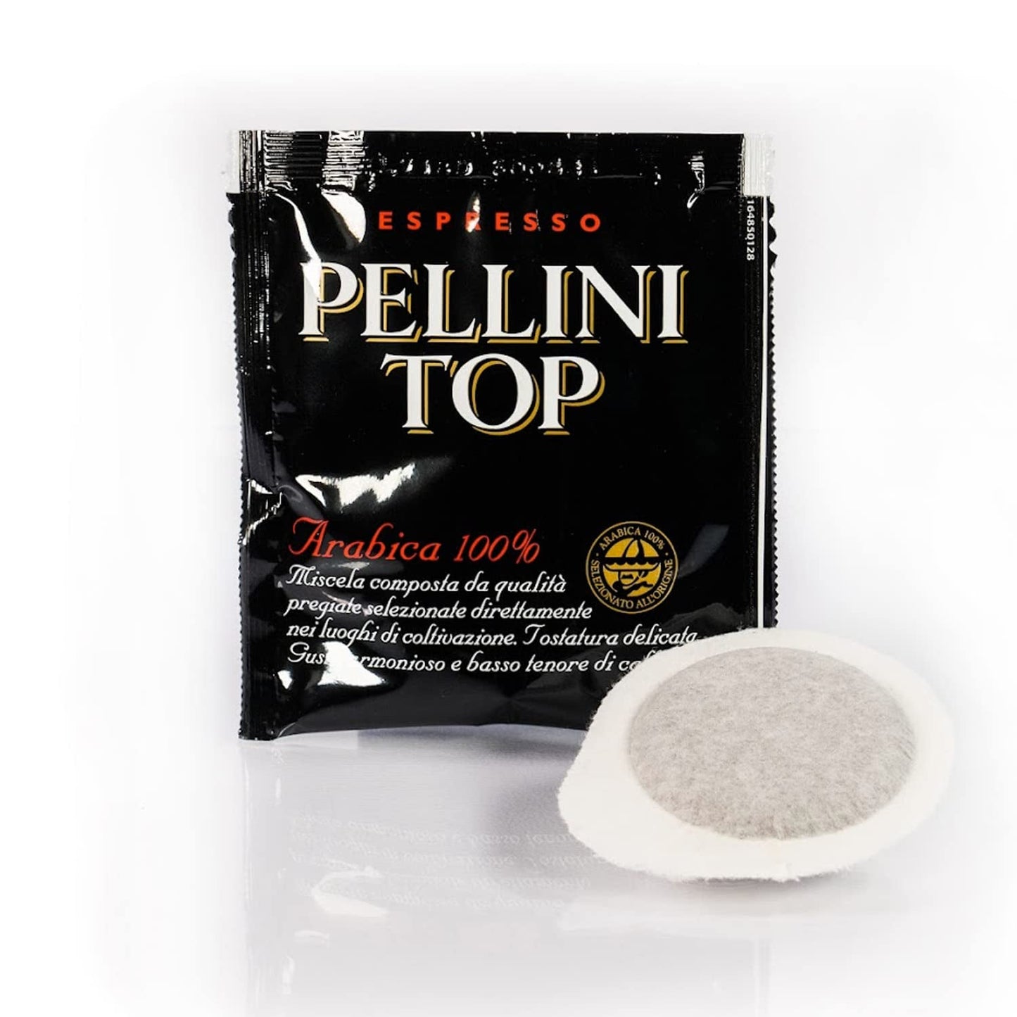 Pellini Caffè, Espresso Pellini Top 100% Arabica - 6 confezioni con 18 cialde (6x126 g, totale 108 cialde)
