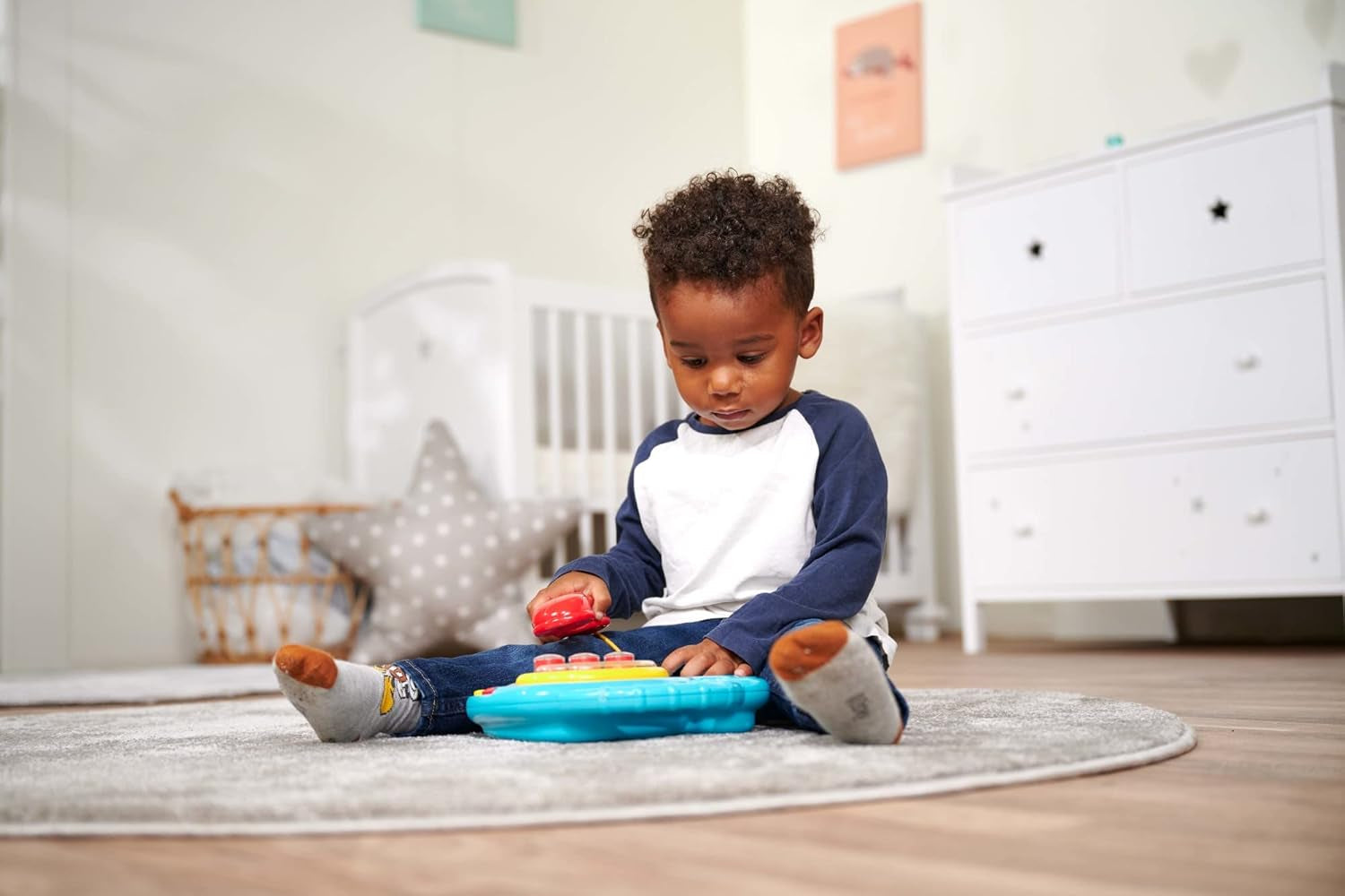 Simba 104010016 - Telefono a colori ABC, giocattolo per bambini, display girevole, canzone, telefono per giocare, telefono per imparare, con suoni diversi, 20 cm, capacità motorie, per bambini piccoli, dai 6 mesi Giocattoli per bambini Naty Shop