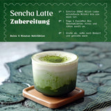 Naturalebio Tè giapponese Sencha - 200 g Tè verde biologico - Tè verde Sencha puro e naturale al 100% - foglie sfuse del primo raccolto - prodotto biologico coltivato in Giappone