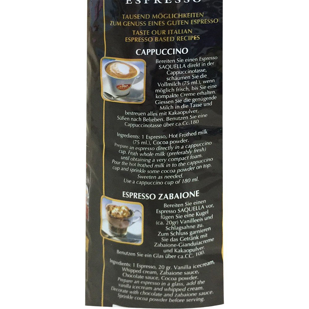 Kafffe, Bar Italia Espresso, gran crema (1 kg, sacchetto), conf. da 1