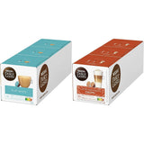 Flat White, 48 Kaffeekapseln, Arabica e Robusta Bohnen & Latte Macchiato Caramel, 48 Kaffeekapseln