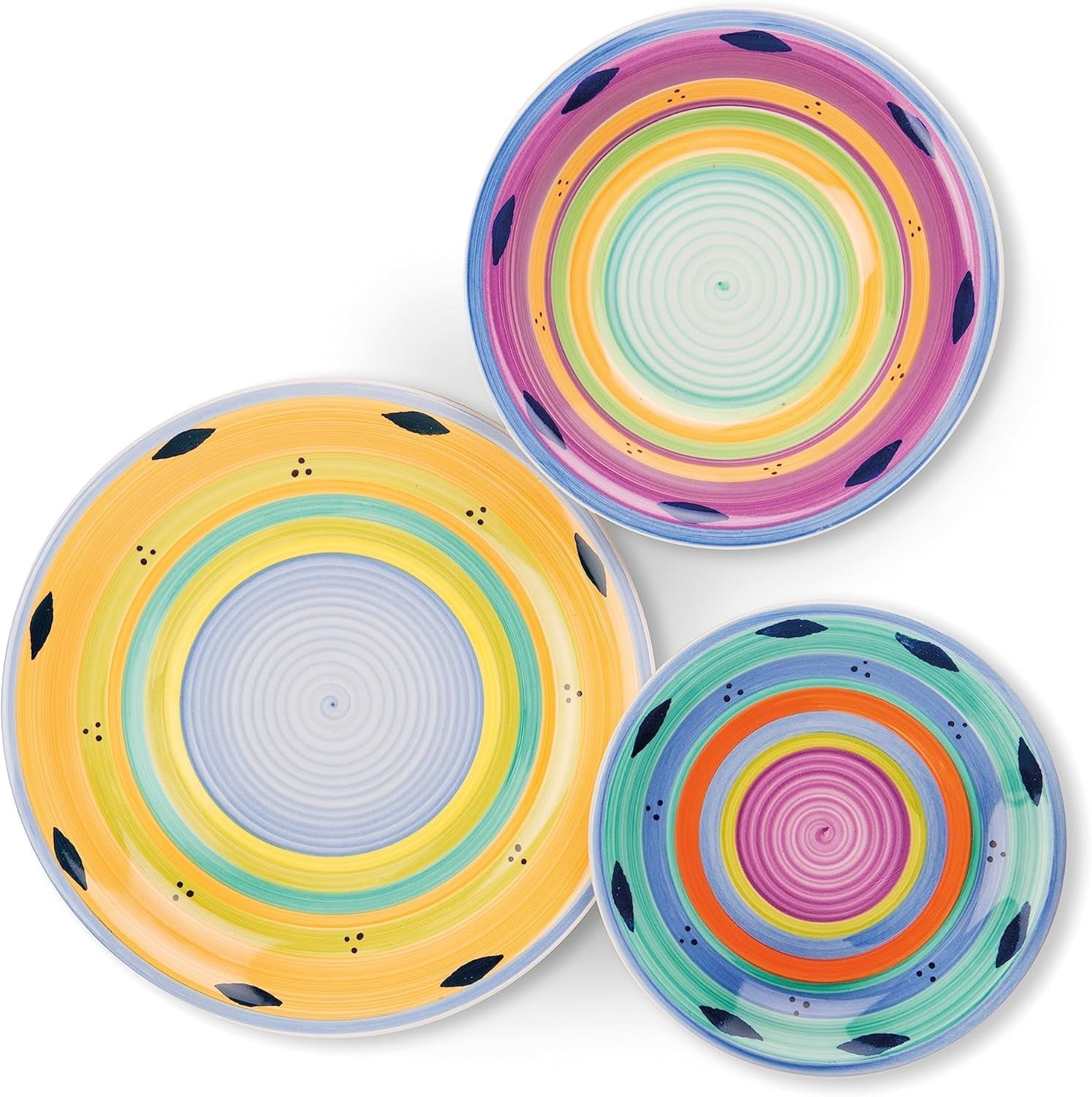 Servizio tavola Excelsa Esprit, ceramica, multicolore, 18 pezzi