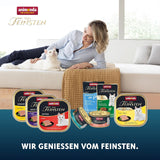 animonda Vom Feinsten Adult Gourmet Variety (32 x 100 g), alimento umido senza cereali e senza zucchero per gatti adulti dall'irresistibile cuore gourmet.