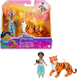 Mattel Disney Princess Toy Jasmine Fashion Bambola mobile con vestiti scintillanti e accessori Regalo ispirato ai film Disney per bambini HLW12 Naty Shop Dolls Little Jasmine Tiger Rajah