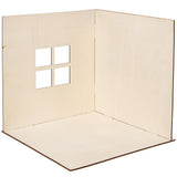 Kit mini casa delle bambole in legno Baker Ross FN255 - Kit casa delle bambole da 1 pezzo per bambini