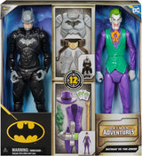 DC Batman Adventures Set Batman Vs. Joker Action Figure, 30 cm - 2 Figure Completamente Mobili con 12 Ingranaggi per Emozionanti Giochi di Ruolo, Giocattolo per 4+ Action Figure per Bambini Naty Shop