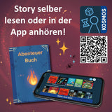 KOSMOS 684853 Den Tiefen Des Vulkans Puzzle Avventura, 258 Pezzi, Puzzle Avventura Interattivo per Bambini 8+, Scopri una Storia Avventura con Ogni Pezzo del Puzzle Puzzle Naty Shop