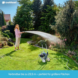 Tubo per irrigazione Cellfast SPRING, Tubo per irrigazione a tre canali con connettori completi, Realizzato in filo di alta qualità, Resistente ai raggi UV, 15 m, 1/2 pollice, 19-022, Multicolore, 38x38x8 cm