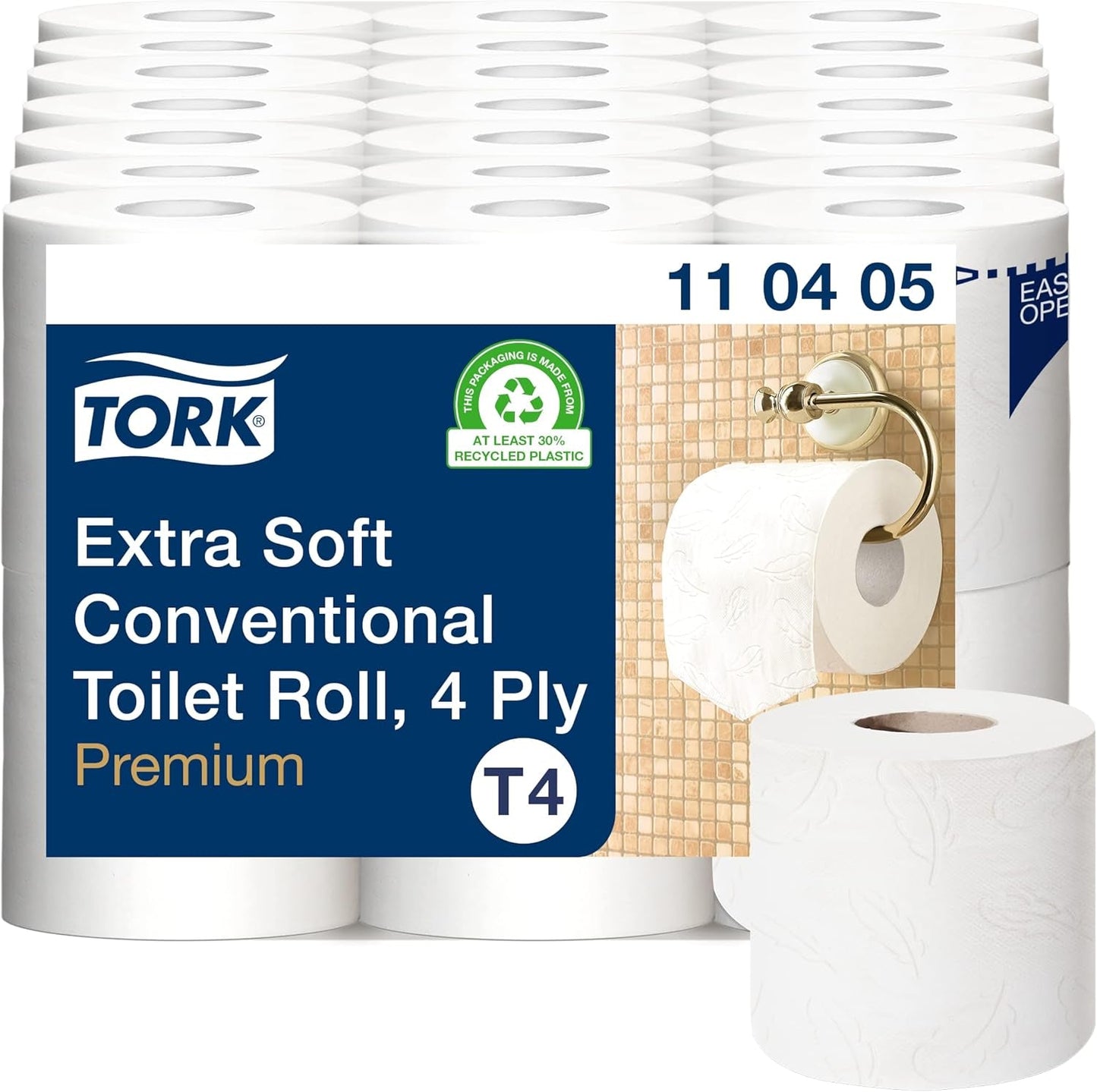 Carta igienica Tork Rotolo Piccolo Bianca T4, Advanced, 2 veli, 48×200 fogli, 472161