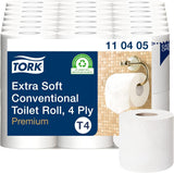 Carta igienica Tork Rotolo Piccolo Bianca T4, Advanced, 2 veli, 48×200 fogli, 472161