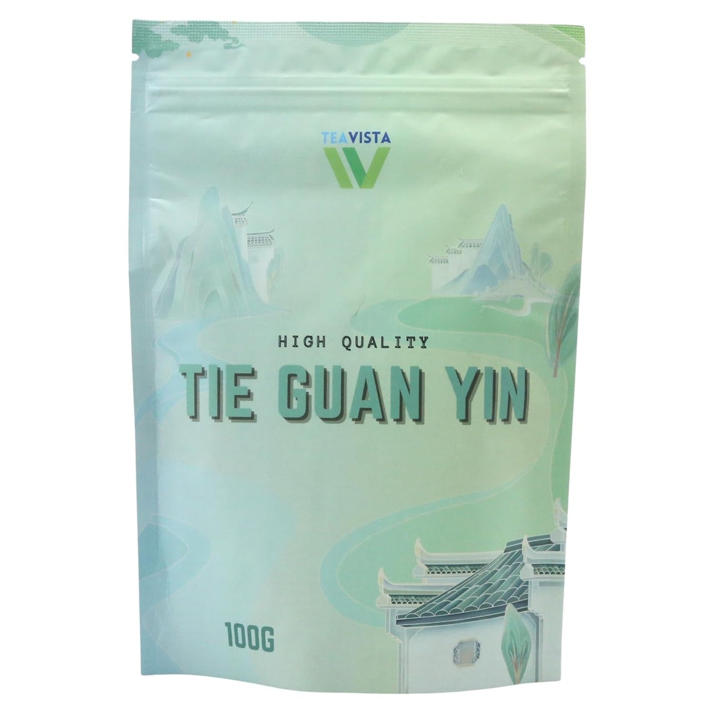 Tè Oolong Tie Guan Yin di Teavista - Tè Oolong cinese premium (Tieguanyin), 100g | Favorisce la digestione e aumenta l'energia