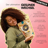EXHALE Bio GANZE BOHNEN – Dunkel Gerösteter Kaffee – Confezione da 450 g – Mykotoxinfrei & Geeignet für Bulletproof Coffee – Single Origin e 100% Arabica Bohnen