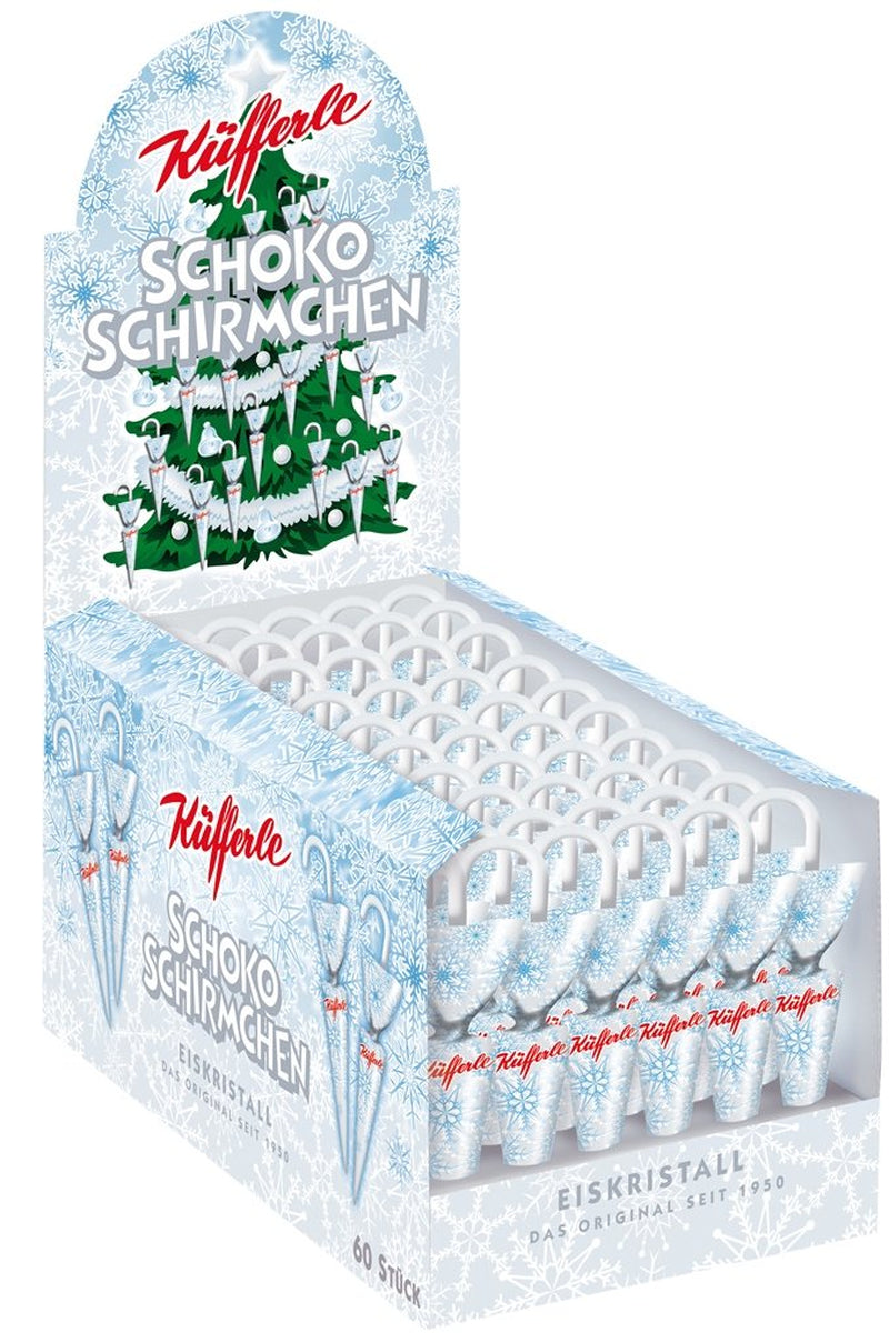 Ombretti di cioccolato Küfferle Polar Silver 810g (60 pezzi)