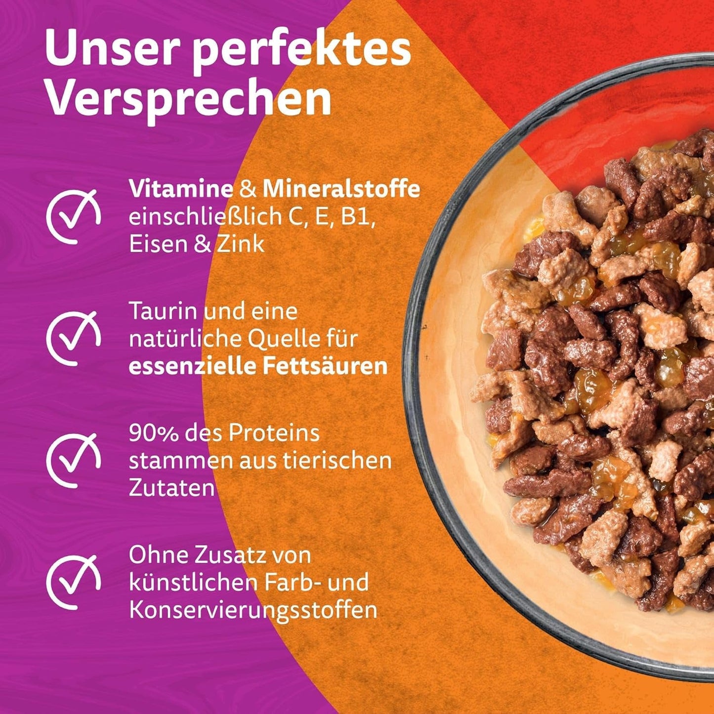 WHISKAS Duo Bustine per Alimenti Umidi, Confezione Multipla, Combinazione Classica in Gelatina, 12 x 85g