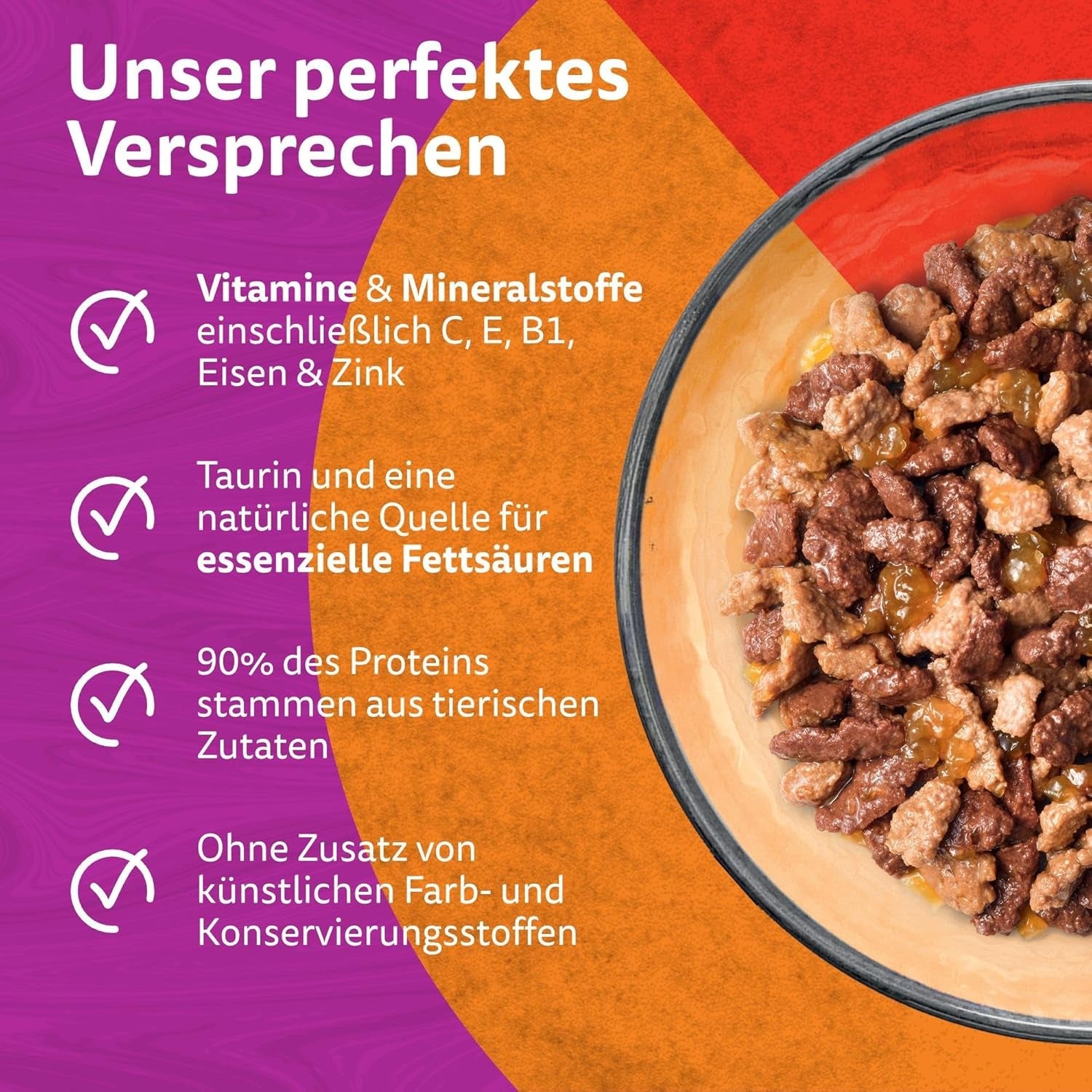 WHISKAS Duo Bustine per Alimenti Umidi, Confezione Multipla, Combinazione Classica in Gelatina, 12 x 85g