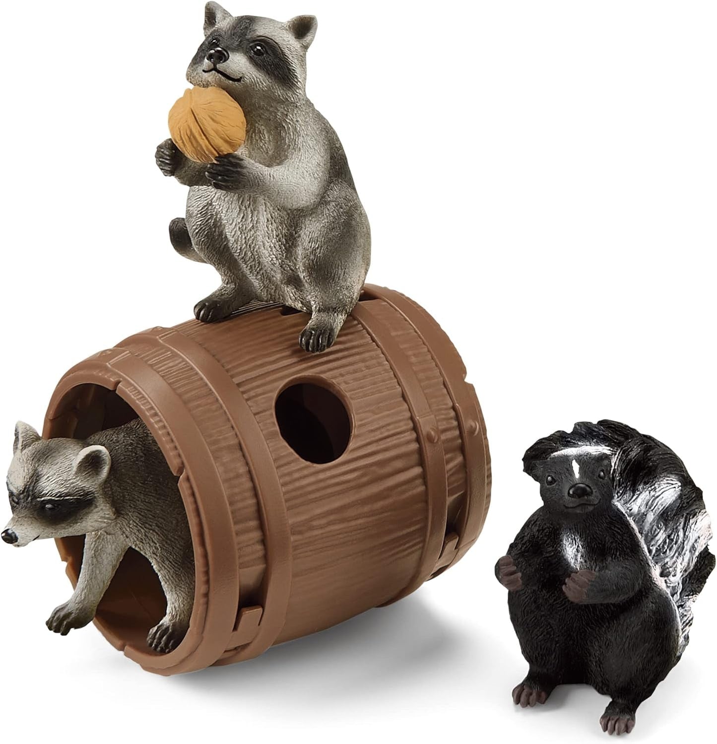 Schleich 42532 Divertimento intorno alle noci, Da 3 anni, WILD LIFE - Set da gioco, 6 pezzi Action figures Naty Shop
