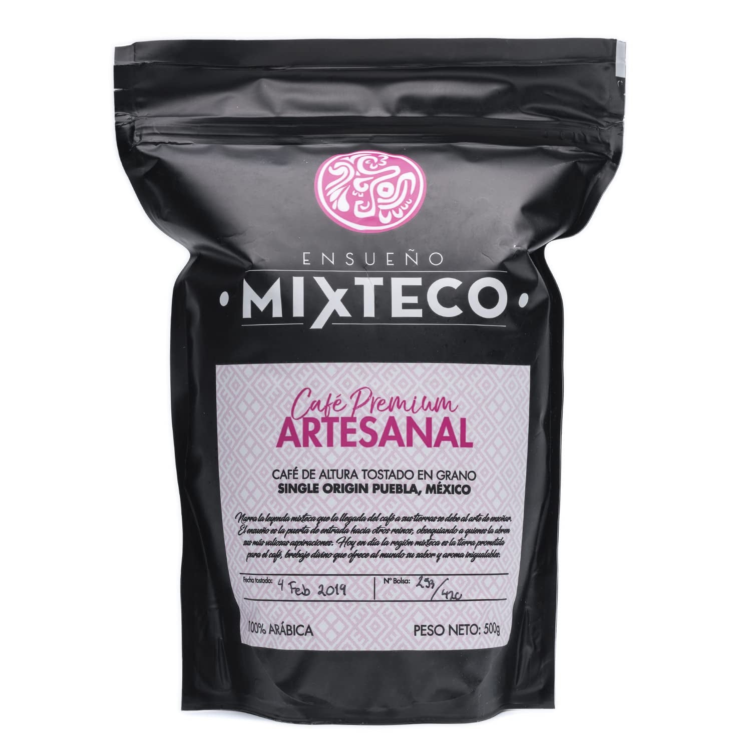 Chicchi di caffè Arabica tostati | 500 g con sentori di cacao e mandorle | Da una torrefazione tradizionale | Gusto delicato