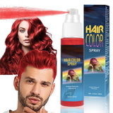 Tintura Per Capelli - Spray Colorante Per Capelli Verde Temporaneo Da 30 ml, Tintura Per Capelli Naturale Spray Colorante Per Capelli Temporaneo, Tintura Per Capelli Lavabile Per Feste Cosplay Halloween (Verde) Tintura Per Capelli Naty Shop Rosso