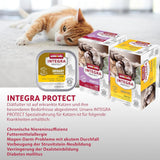 animonda INTEGRA PROTECT Diabetes con Pollame (16 x 100 g), cibo umido per gatti diabetici, cibo dietetico per gatti diabetici, cibo umido senza zucchero