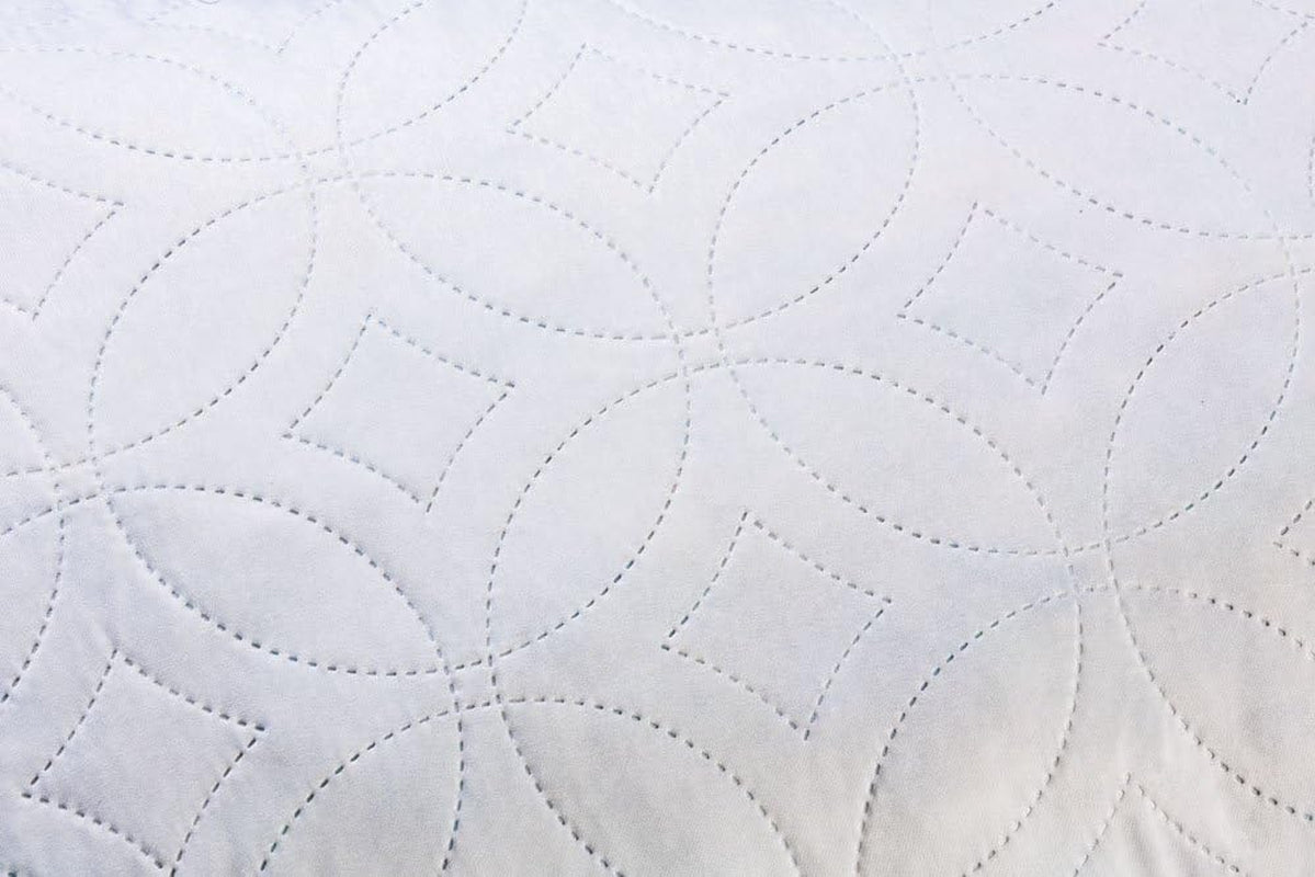 V.I.P. Cuscino Molto Importante V.I.P. Cuscino Memory Flake Cuscino Bianco 45 X 75 cm Fodera Trapuntata in Poliestere Super Traspirante Morbido Made in Italy Naty Shop Cuscini Standard