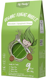 Elf-Family 270g x6er Box (confezione da 12) Bio Konjak Nudeln Ultra Low Carb Shirataki Nudeln Vegan Glutenfrei-Instant Nudeln ohne kohlenidrato/Keto/Kalorienarme/Fettfrei/Zuckerfrei -Spaghetti MHD: 12/11/2026