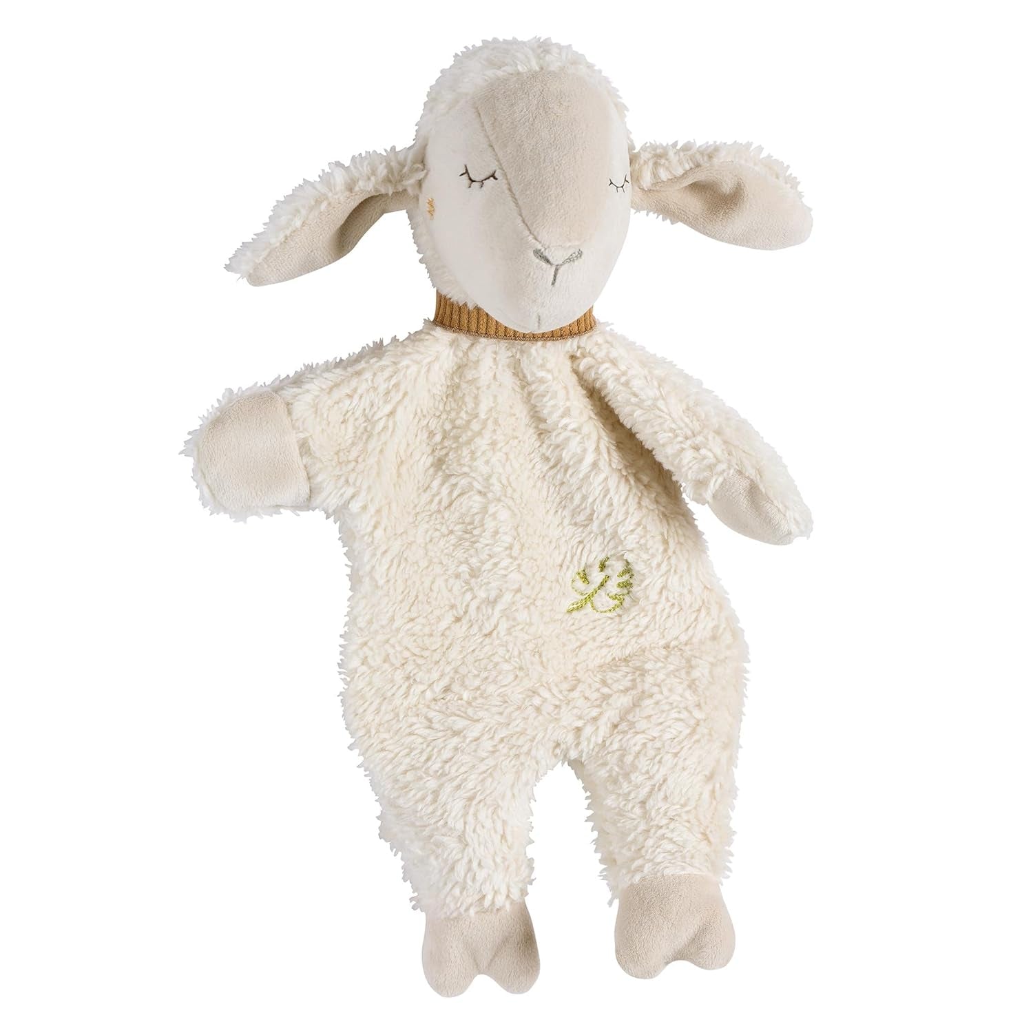 Fehn burattino a mano coccodrillo - peluche con sonaglio, carta frusciante, massaggiagengive e cigolio - burattino a mano - giocattolo a scatto per neonati e bambini a partire da 6 mesi Baby Toys Naty Shop Sheep Nature