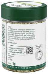 Fuchs, Salvia, Nota acida, delicatamente amaro per Ravioli o Gnocchi, 14 grammi Condimenti Naty Shop
