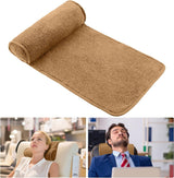 Cuscino per il collo per chaise lounge Cuscino per la testa in peluche Cuscino regolabile per il collo Cuscino per il collo del divano in pile antiscivolo per la casa da viaggio Chaise lounge Divano Poltrona (Nero)