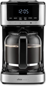 Ufesa CG7114 Caffettiera filtro Capriccio, 6 tazze, 600W, caraffa 0,6L, sistema antigoccia, spegnimento automatico, blu