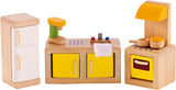 Hape E3459 - Cameretta per bambini, piccola cucina per case delle bambole Naty Shop