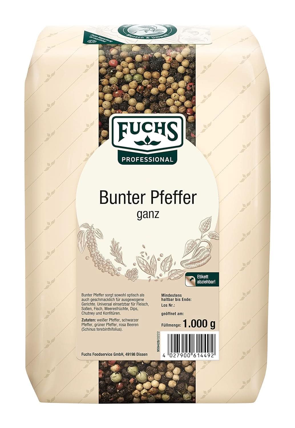 Peperone intero color Fuchs, 1 Kg Condimente Naty Shop