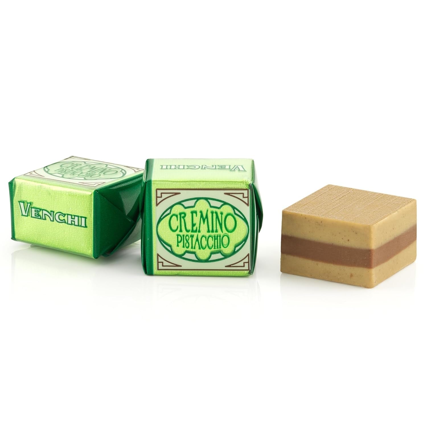 Venchi - Cremini 1878 - Cioccolato tre strati al gianduja con latte e pasta di mandorle, "Nocciola Piemonte IGP", 1 kg, senza glutine, senza coloranti e senza conservanti